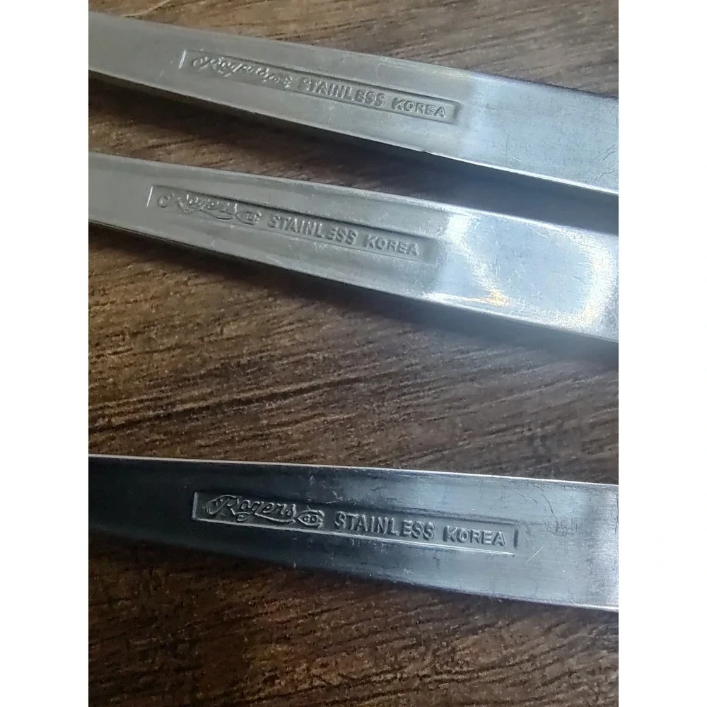 Rogers Co Stanley Roberts La Spana Dinner Fork Lot Of 3 Mid Century Modern Forks